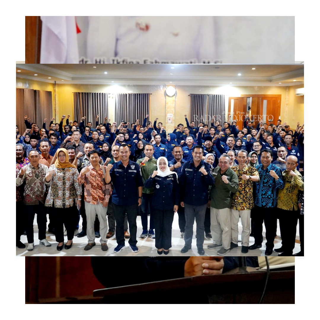 KOMITMEN: Bupati Mojokerto, dr Hj Ikfina Fahmawati, M.Si memberikan penghargaan kepada karang taruna desa berprestasi atau percontohan Kabupaten Mojokerto tahun 2023 pada kegiatan Capacity Building FP