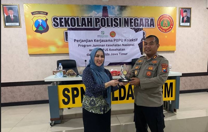 Kerja sama antara BPJS Kesehatan dengan SPN Polda Jatim.