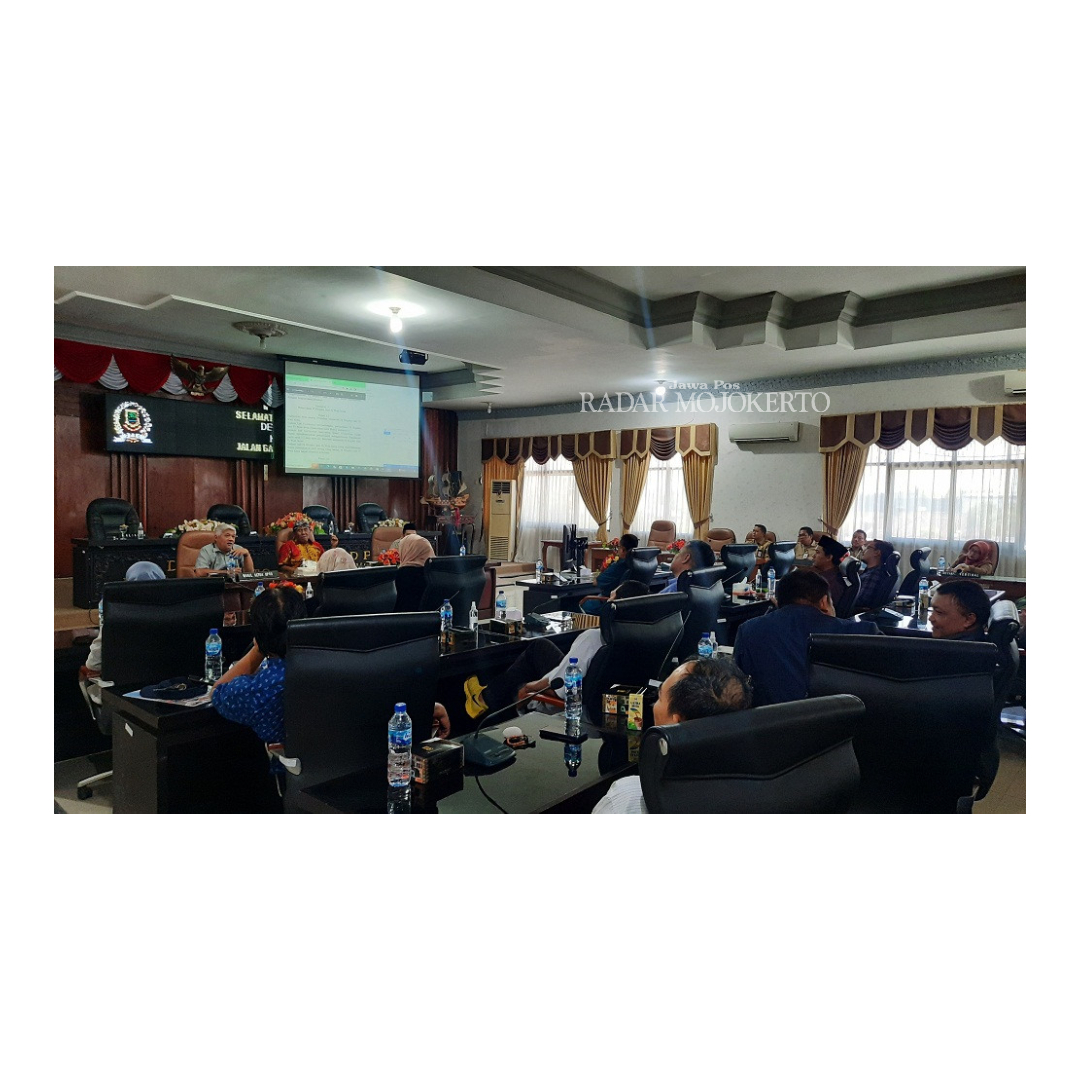 LEGISLATIF: DPRD Kota Mojokerto menggelar rapat pembahasan mekanisme penjaringan Pj Wali Kota Mojokerto, Senin (9/10).