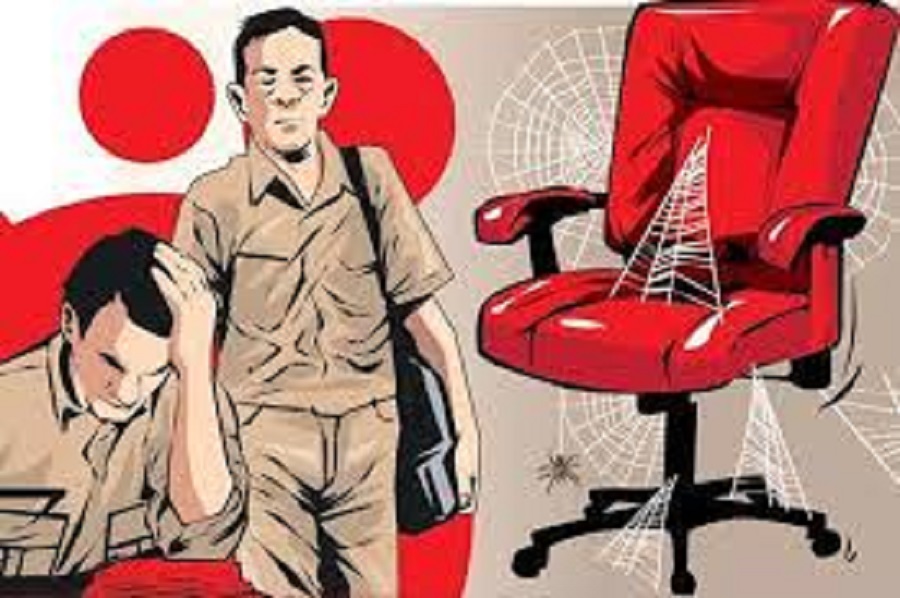 Ilustrasi perangkat desa lowong.
