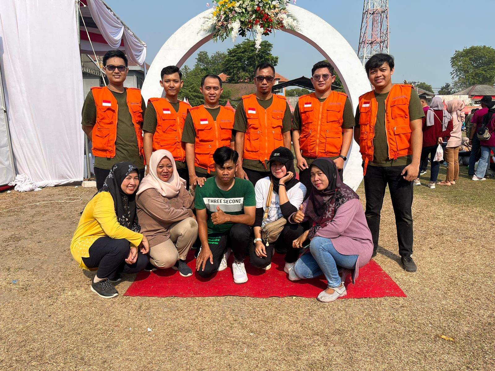 SIGAP: Tim Code Blue RSUD Prof dr Soekandar bersama talent selepas demonstrasi bantuan RJP.