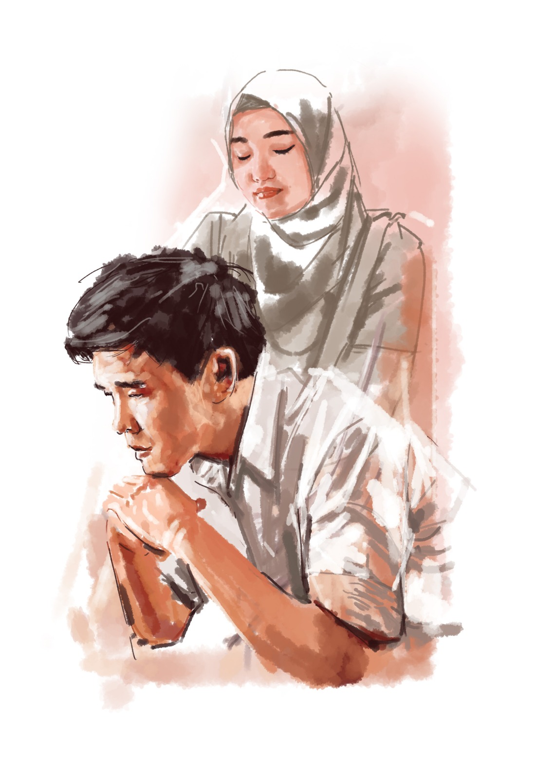 Ilustrasi cerpen Seamin tapi Tak Seiman