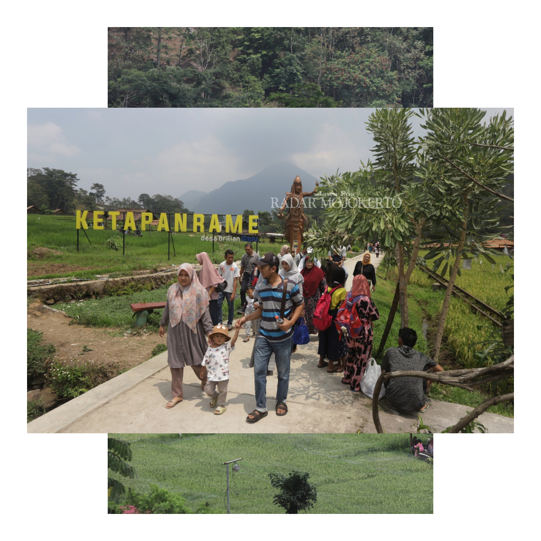 DESA WISATA: Kawasan wisata Sumber Gempong menjadi jujukan masyarakat.