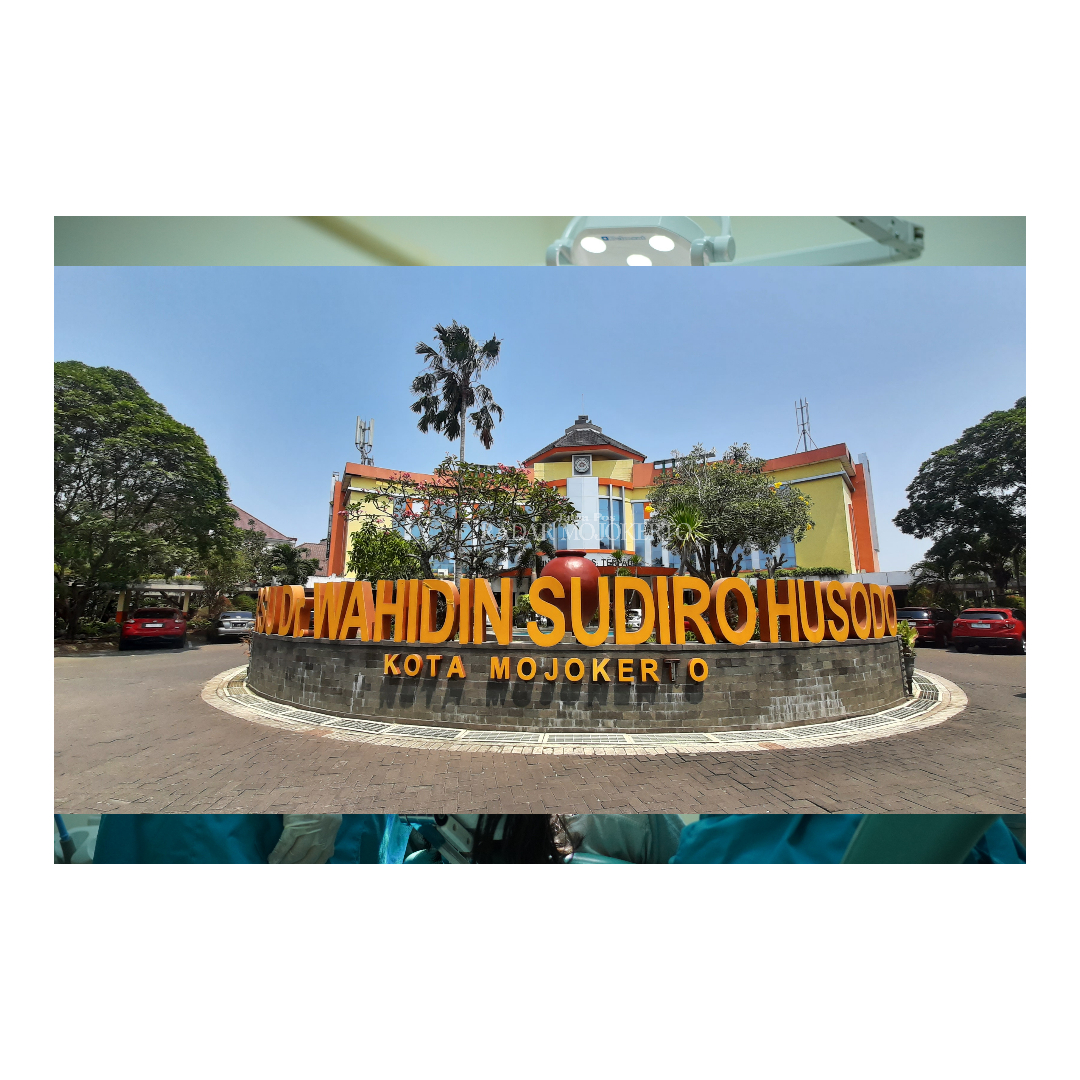RSUD Wahidin Sudiro Husodo di Jalan Surodinawan, Kota Mojokerto.