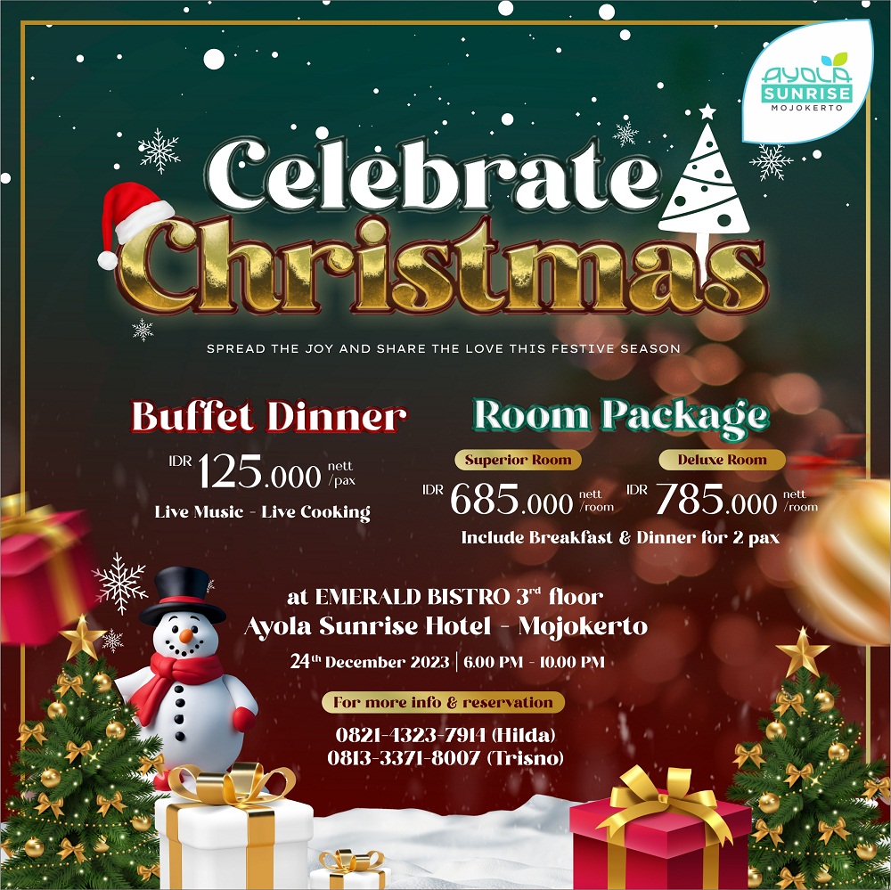 Promo akhir tahun Ayola Hotel Sunrise Mojokerto.