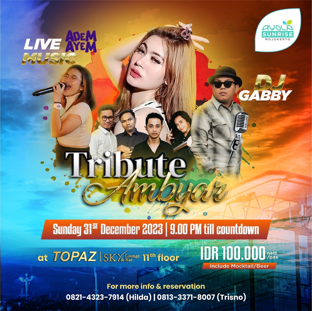 Promo akhir tahun Ayola Hotel Sunrise Mojokerto.