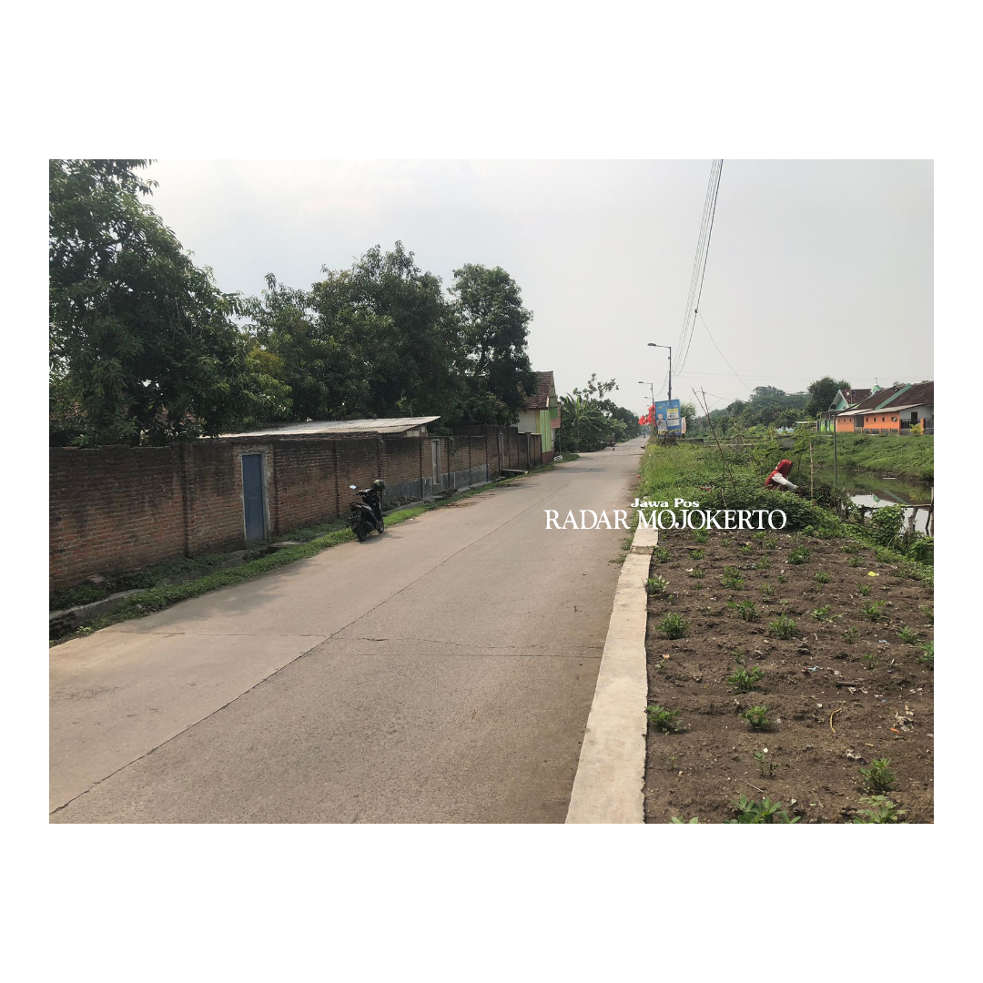 DIPOLES: Jalan poros di Desa Kwedenkembar menjadi atensi pembangunan prioritas oleh pemdes karena dianggap menjadi penunjang ekonomi masyarakat.