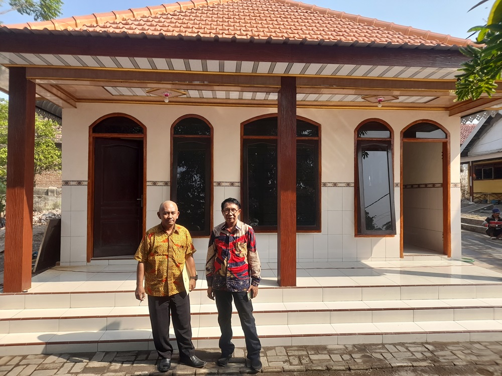 HIBAH: Salah satu penerima dana hibah untuk perbaikan infrastruktur keagamaan.