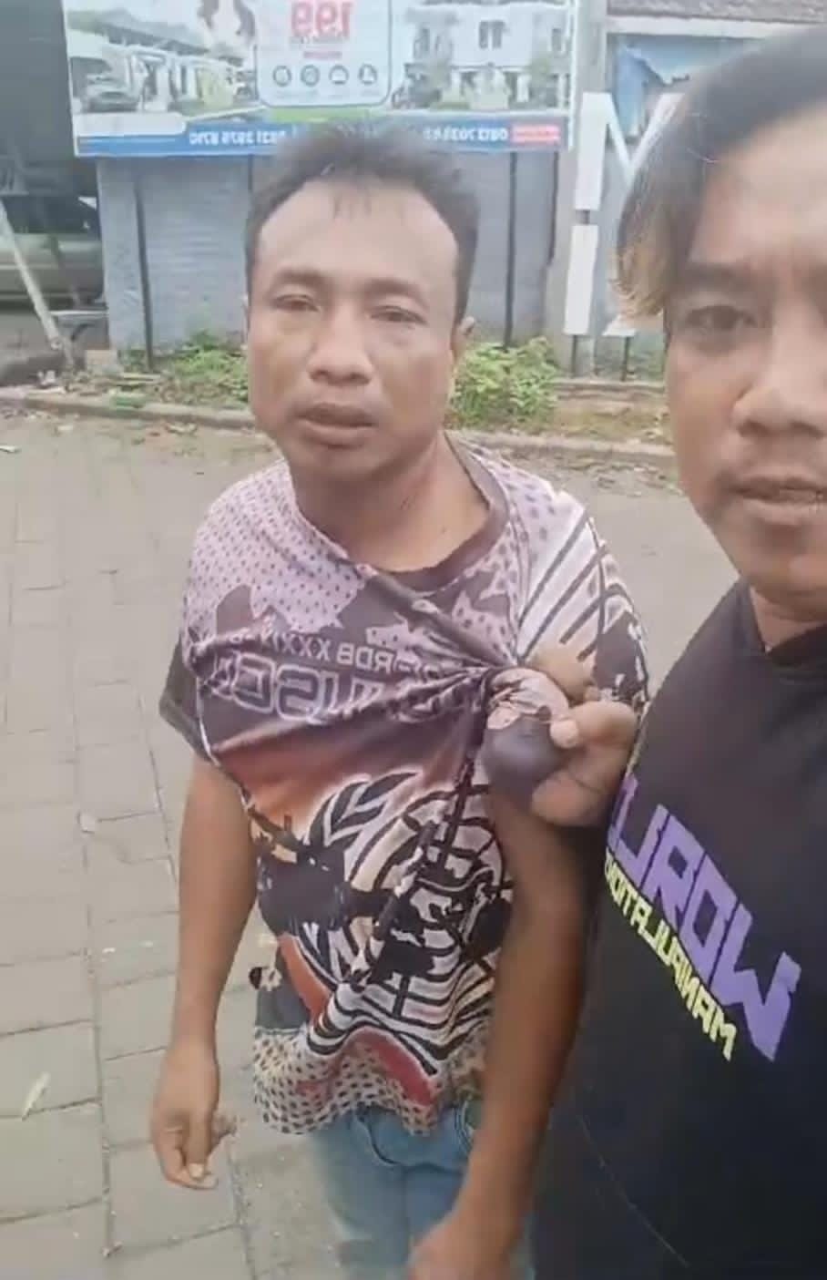 DIBURU: Terduga pelaku aksi pemalakan sopir truk di wilayah Kutorejo, Kamis (18/1) pagi, tengah diburu polisi.