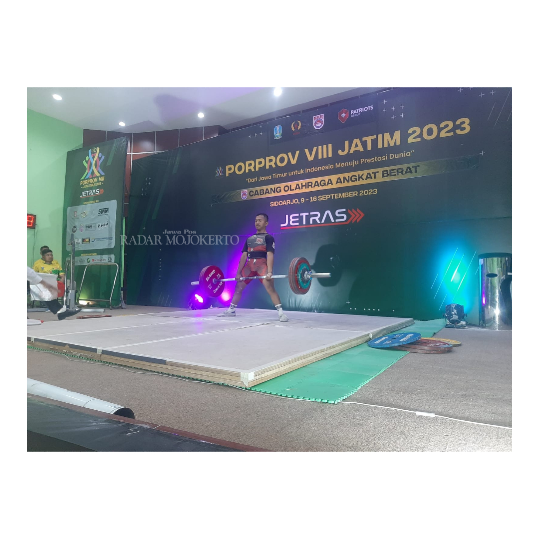 ANDALAN: Penampilan Febriansyah Saputra pada ajang Porprov VIII Jatim 2023, September tahun lalu. Tahun ini Febri akan tampil di PON 2024.