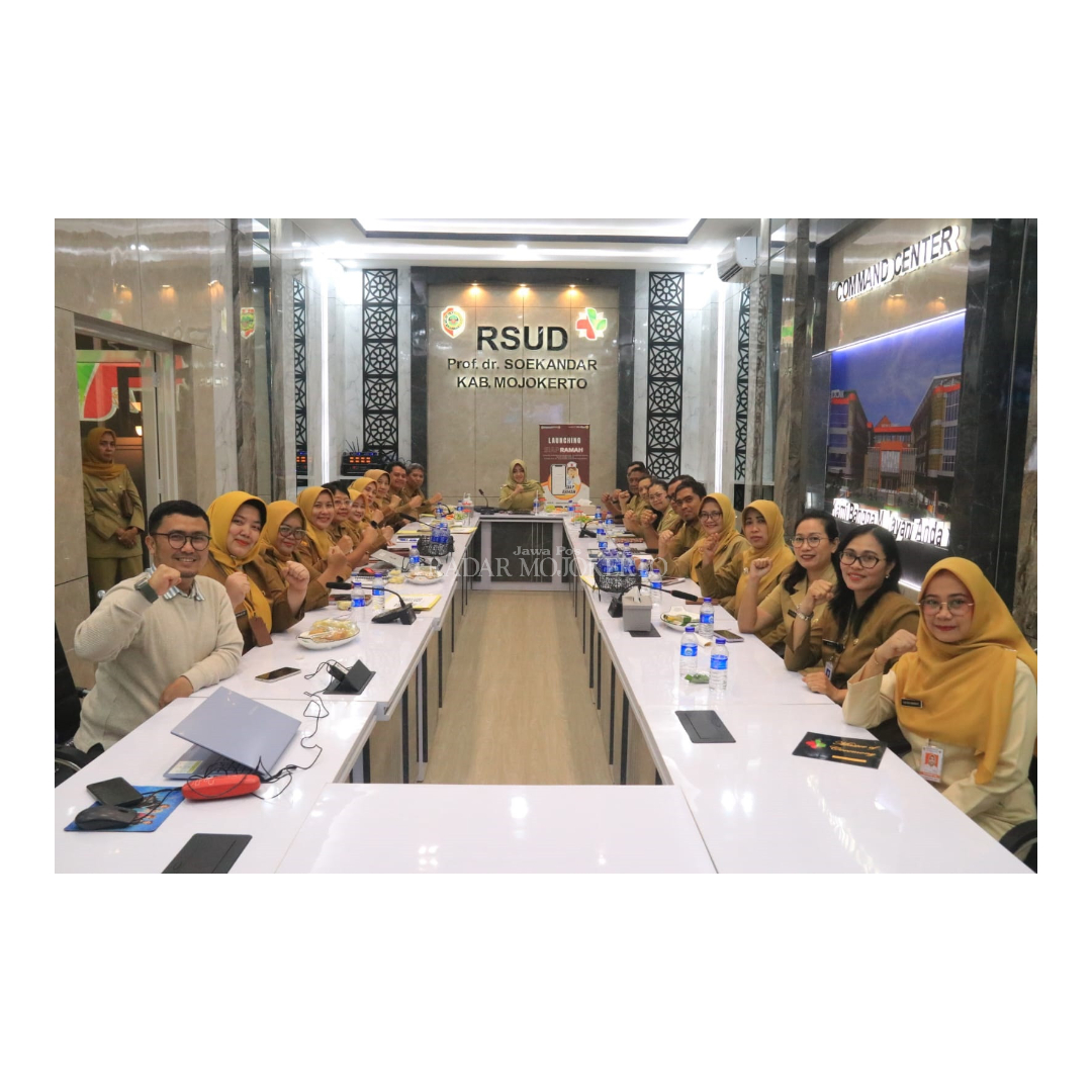 Jajaran manajemen RSUD Prof dr Soekandar.
