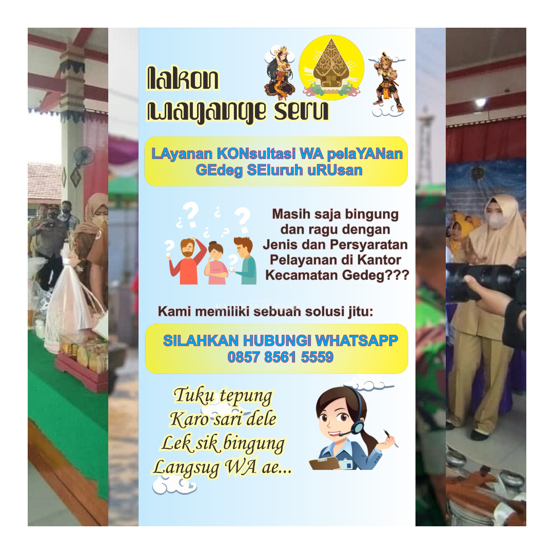 Inovasi Kecamatan Gedeg Kabupaten Mojokerto