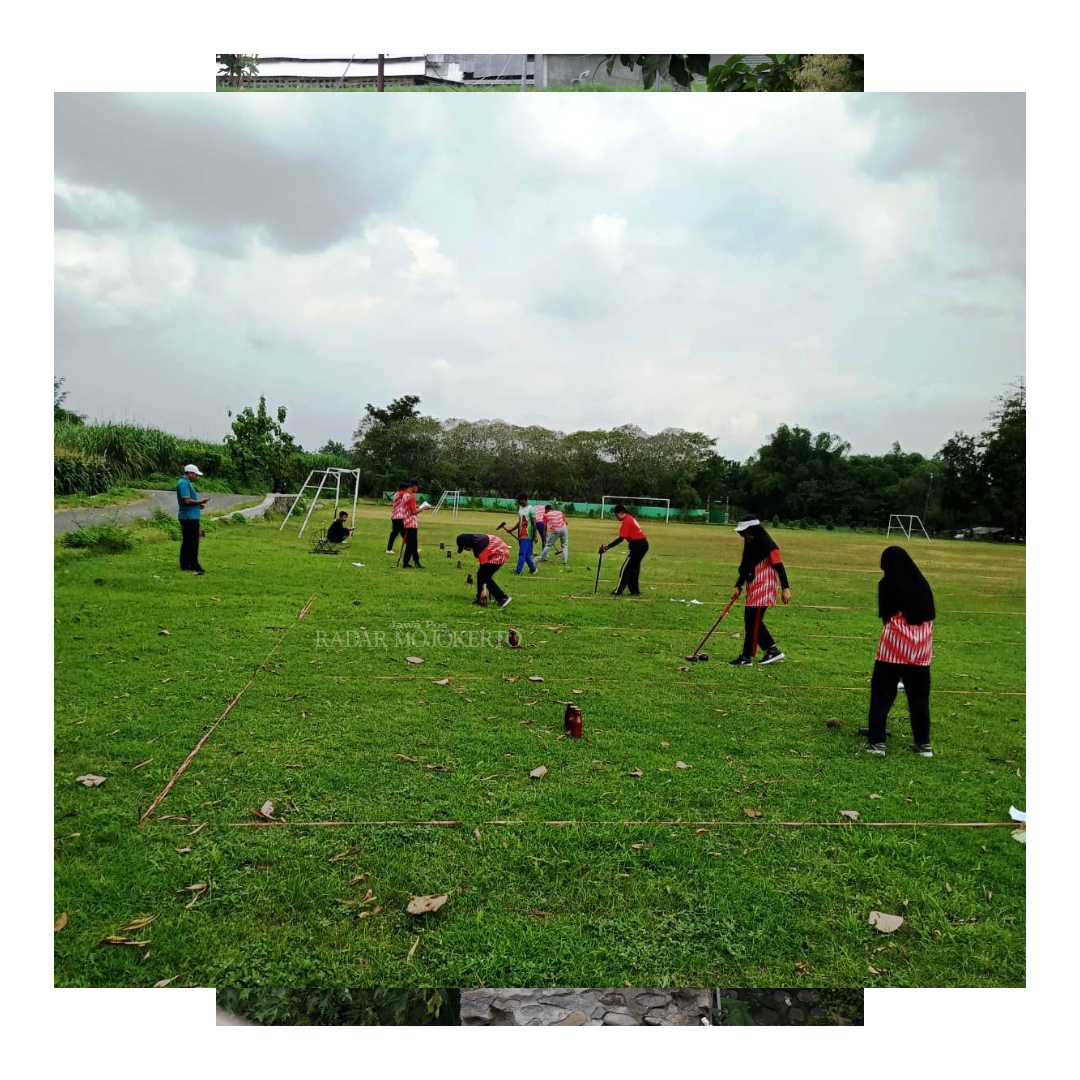 DIANDALKAN: Atlet woodball Kabupaten Mojokerto menjalani latihan jelang porprov tahun lalu.
