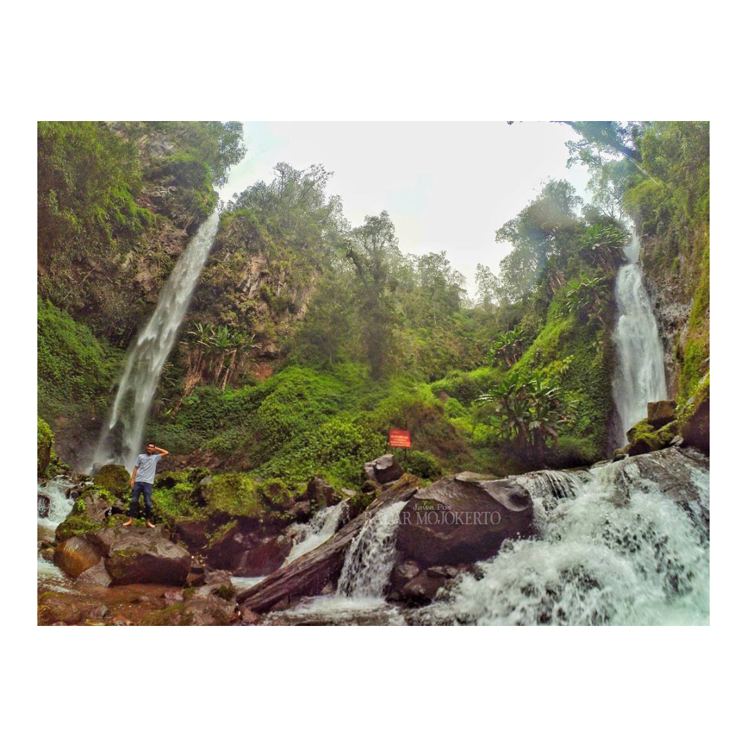 PESONA ALAM: Air Terjun Watu Ondo memiliki pesona yang sangat indah dan menawan.