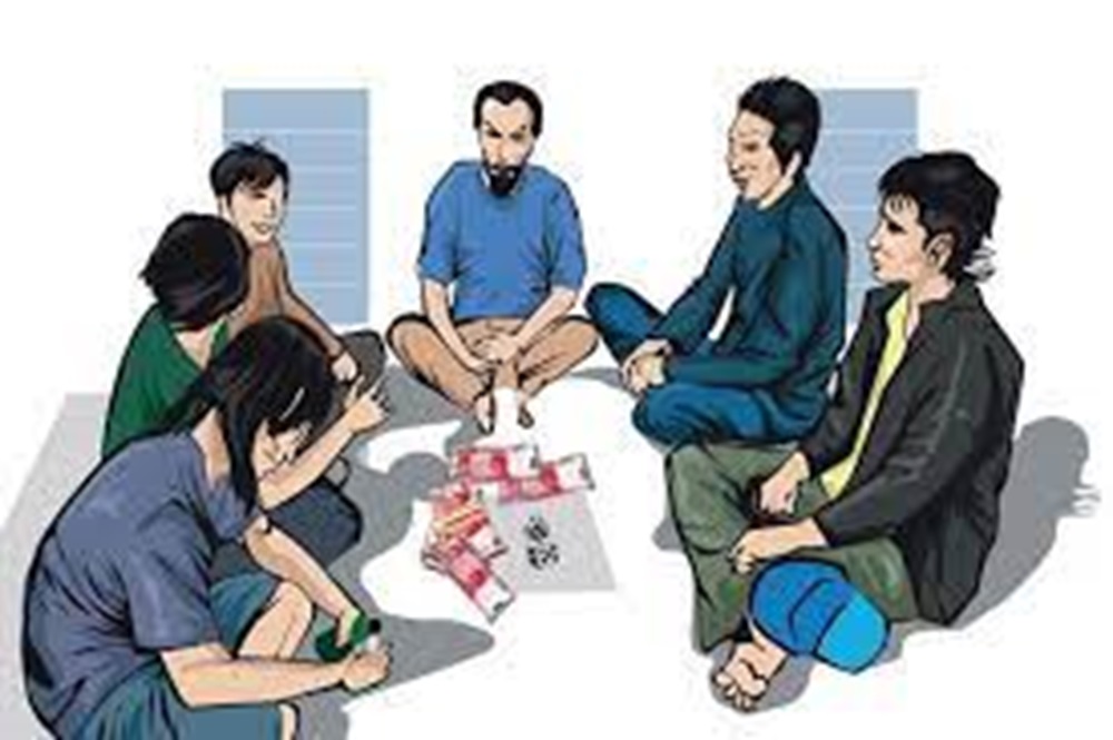 ilustrasi perjudian remi