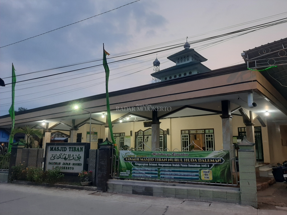 LESTARI: Masjid Tiban Nurul Huda tetap terjaga nilai sejarahnya yang berada di Dusun Daleman, Desa Japan, kecamatan Sooko, Kabupaten Mojokerto.