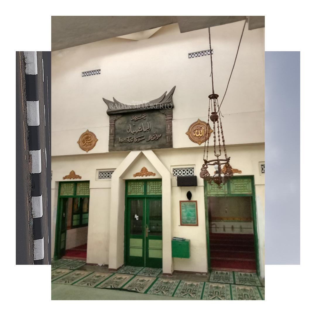 ORISINIL: Area mimbar masjid yang berada di dalam bangunan masih pertahankan bentuk aslinya.