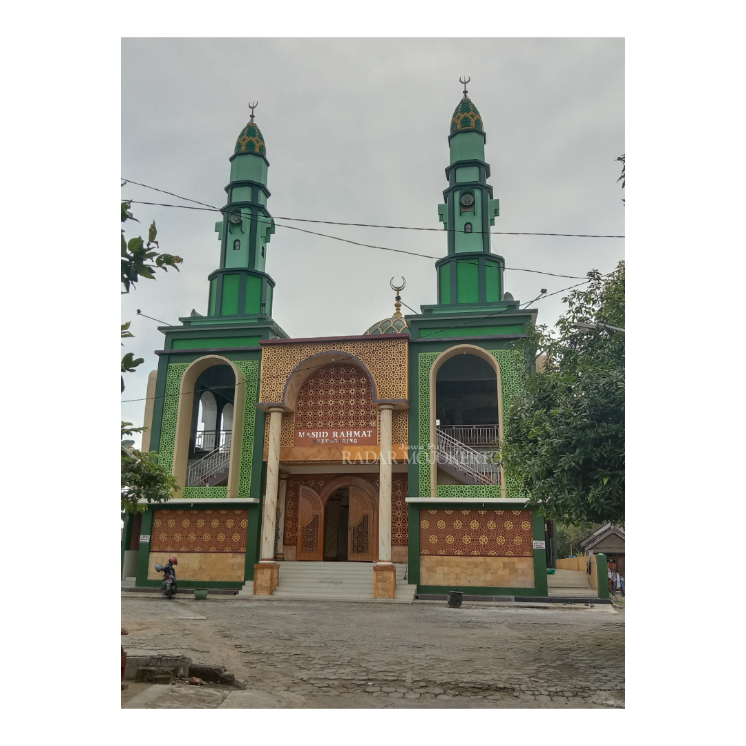 APIK: Masjid Rahmat yang berlokasi di tengah perkampungan Dusun Kedungpring, RT07/RW03, Desa Jampirogo, Kecamatan Sooko, Kabupaten Mojokerto, Senin (25/3/2024).