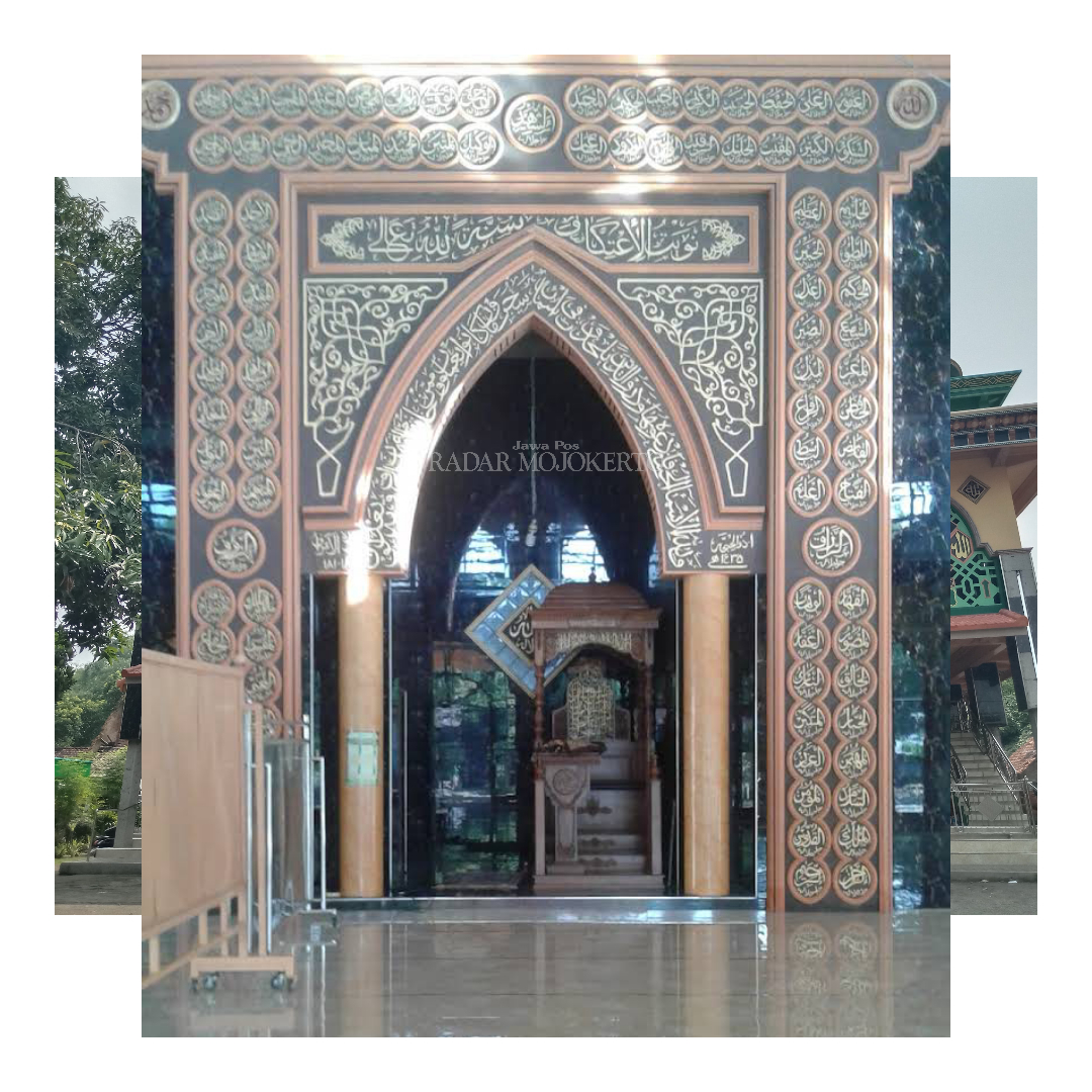 EKSOTIS: Arsitektur Masjid Baitul Muttaqin terinspirasi masjid di Porong Sidoarjo.