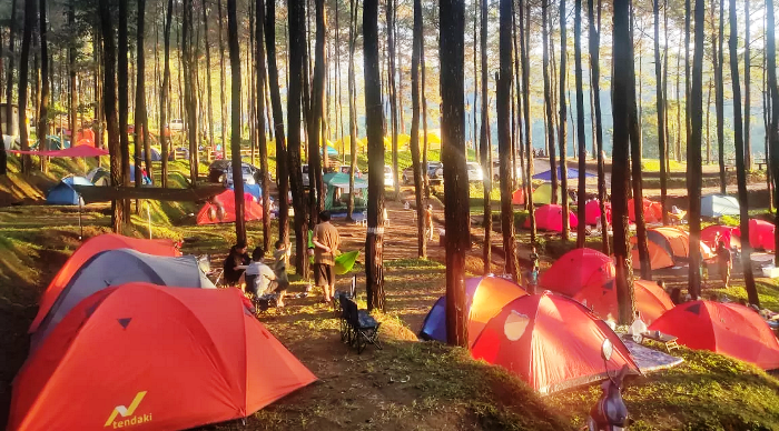Alas Veenuz di kawasan Trawas ini menawarkan pemandangan pegunungan yang sangat indah.