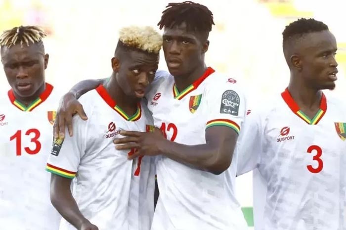 WASPADA: Timnas Guinea U-23 akan menjadi lawan Garuda Muda di ajang Olimpiade 2024 Paris, 9 Mei nanti. (CAF)