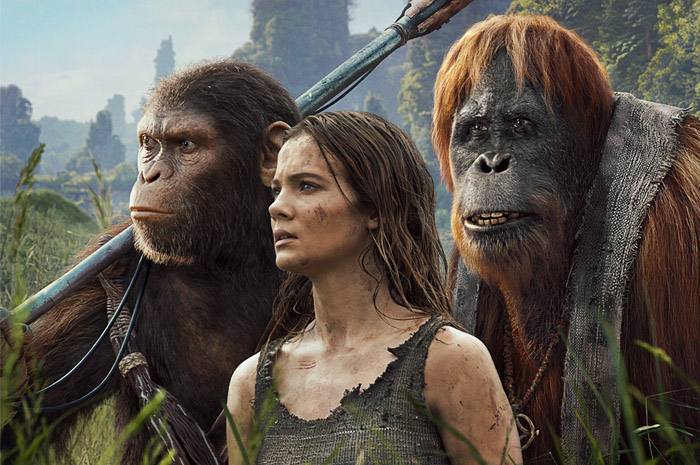 Salah satu scene menark di film Kingdom of the Planet of the Apes
