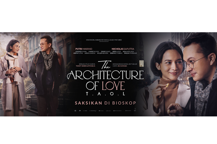 Film &ldquo;The Architecture of Love&rdquo; (TAOL)  menyajikan romantisme seorang janda dengan arsitek muda dan tampan.