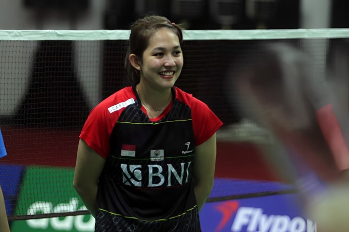 Pebulu tangkis ganda putri Indonesia, Ribka Sugiarto.(Jawapos)