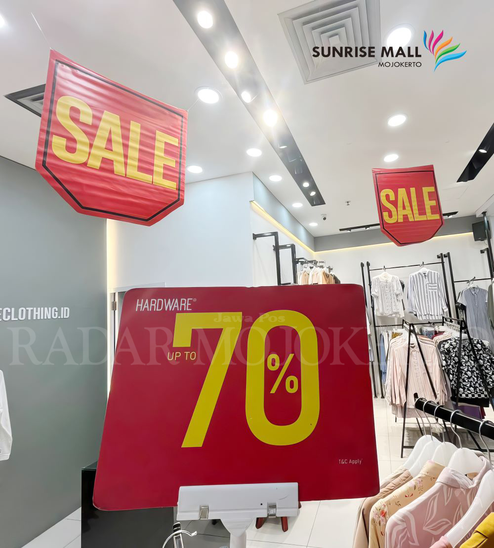 GEBER: Hardware hadirkan fashion terbaru hingga potongan diskon 70 %.