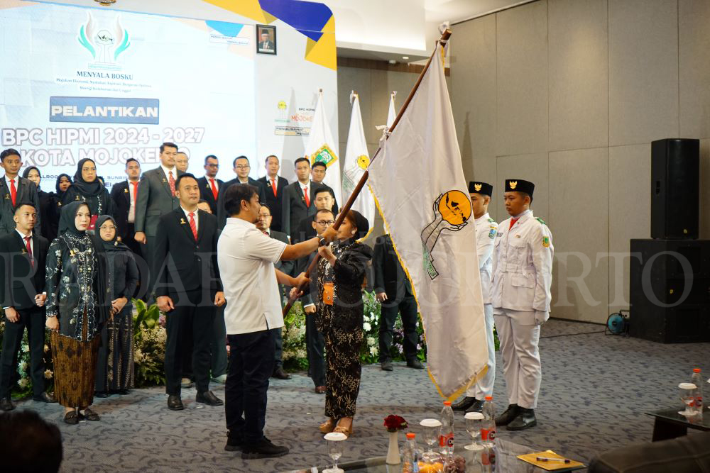 SIAP BERLAYAR: Kepengurusan BPC HIPMI Kota Mojokerto periode 2024-2027 dipimpin oleh Megawati Citra Alam.