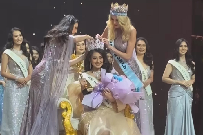 Monica Sembiring Jadi Pemenang Miss Indonesia 2024.