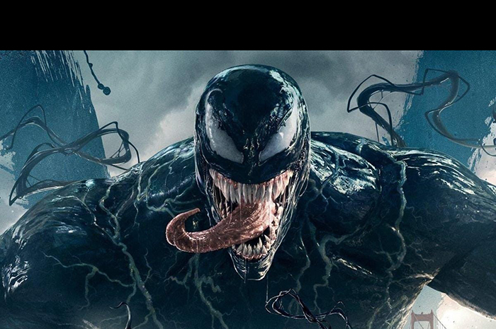 MONSTER: Gambar dari symbiote bernama Venom yang tampak begitu menyeramkan hingga mengerikan. (foto: Trailer Venom: The Last Day)