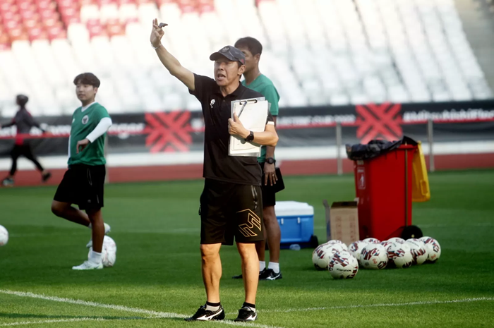Pelatih Indonesia Shin Tae-yong.(Jawapos)