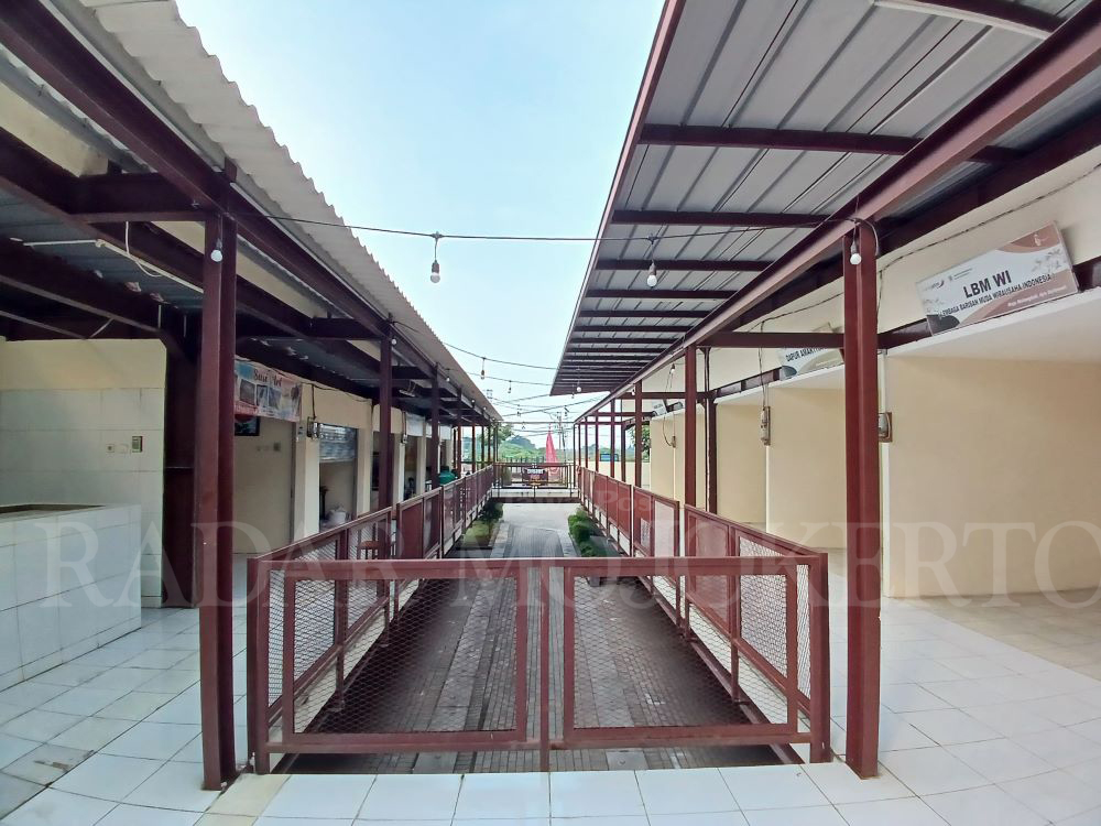 SUNYI: Kondisi Rest Area Gunung Gedangan, Kecamatan Magersari, Kota Mojokerto, kemarin.