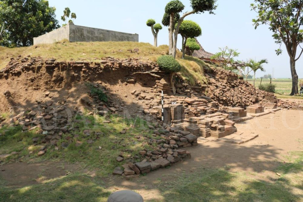 JEJAK SEJARAH: Kompleks Situs Watesumpak di Desa Watesumpak, Kecamatan Trowulan, Kabupaten Mojokerto, yang diyakini sebagai bekas permukiman elite zaman Majapahit.