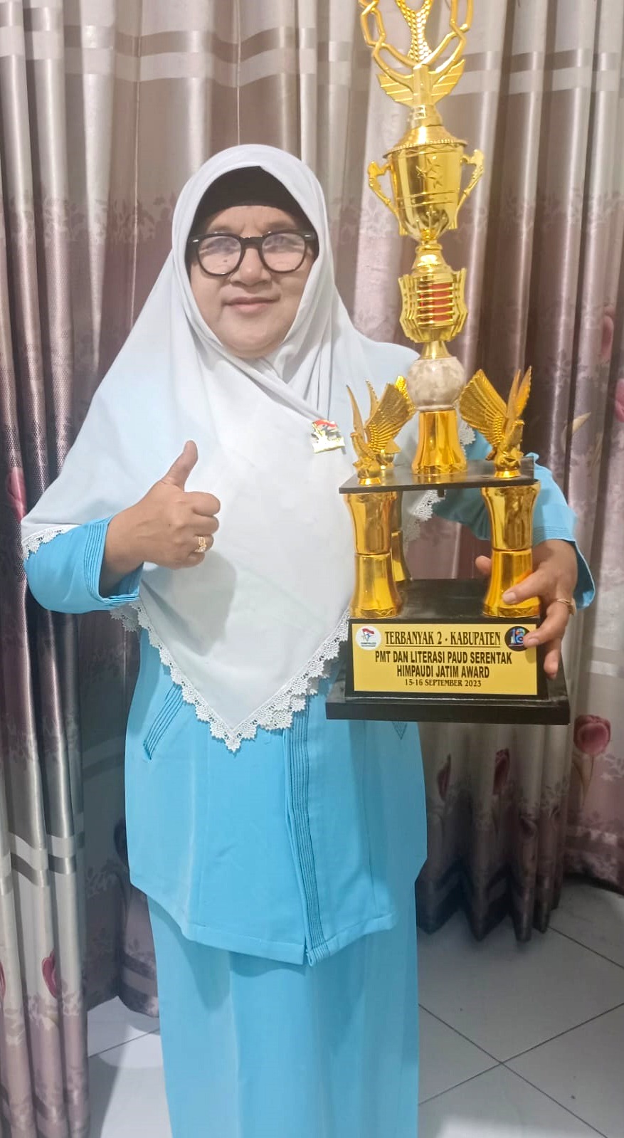 Aslikah Azis, Ketua Himpaudi Kabupaten Mojokerto.