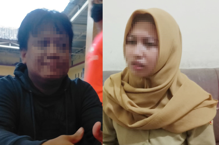 Pasangan selingkuh yang tepergok mesum.