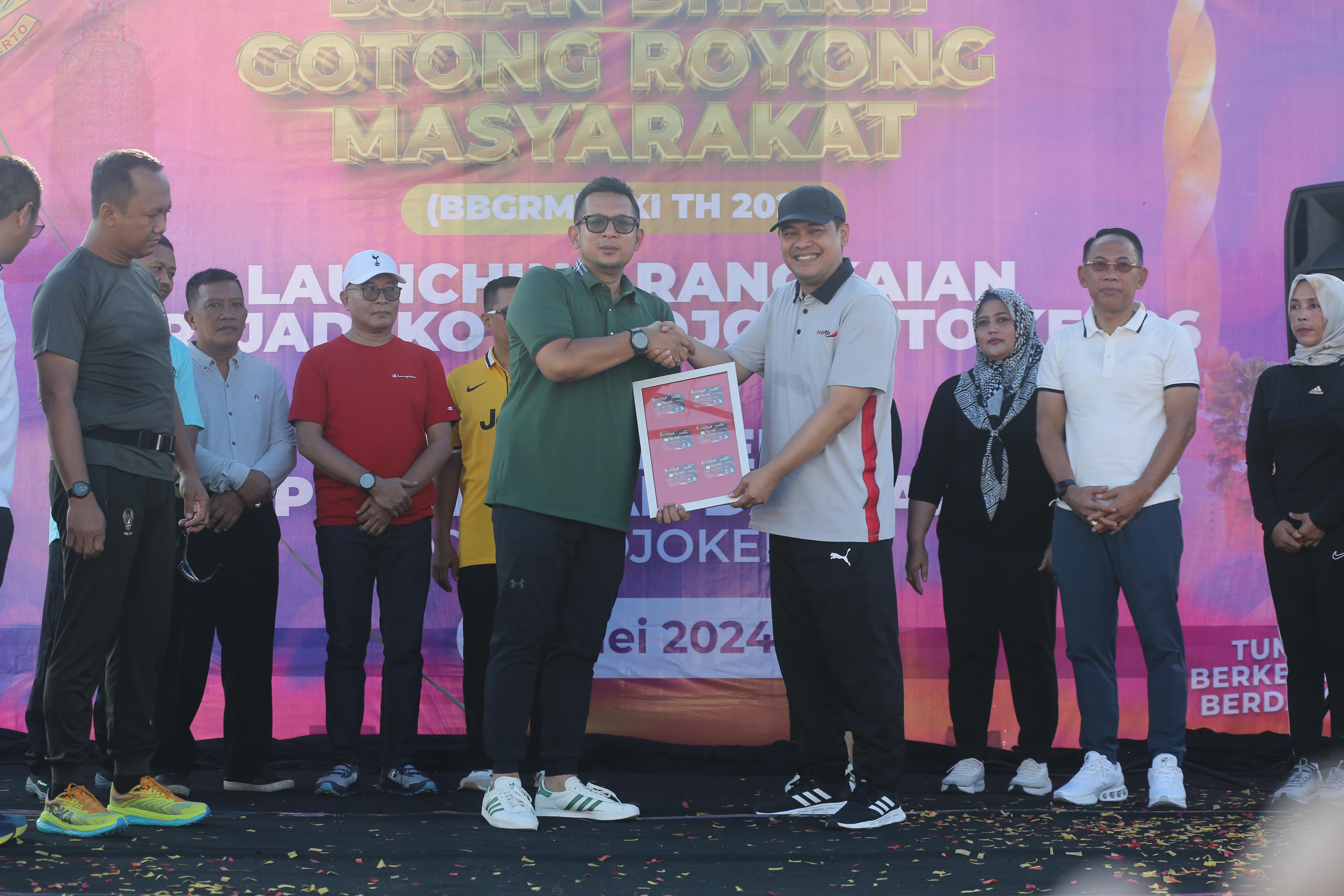 PELUNCURAN: Launching KKPD Kota Mojokerto dalam acara Bulan Bhakti Gotong Royong Masyarakat (BBGRM) Ke-XXI&nbsp;Kota Mojokerto.