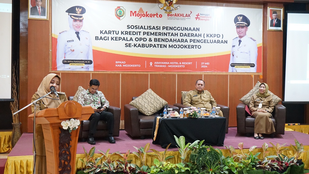 SOSIALISASI: Bank Jatim bersama Pemerintah Kabupaten Mojokerto menggelar sosialiasasi keuangan dan transaksi digital ke OPD-OPD.