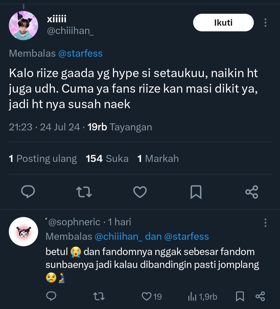 Gambar yang berisi cuitan penggemar yang heran dengan tingkah SM Entertainment