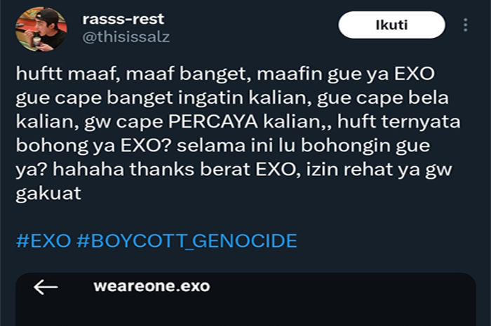 Penggemar SUHO dan Baekhyun EXO Ramai-Ramai Unfollow. Kenapa?