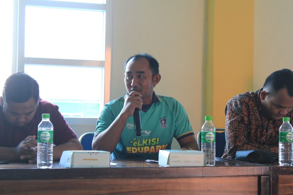 TANCAP GAS: Didik Santoso saat mengikuti KLB Afkab Mojokerto di eLKISI Edupark, Pungging, (21/7).