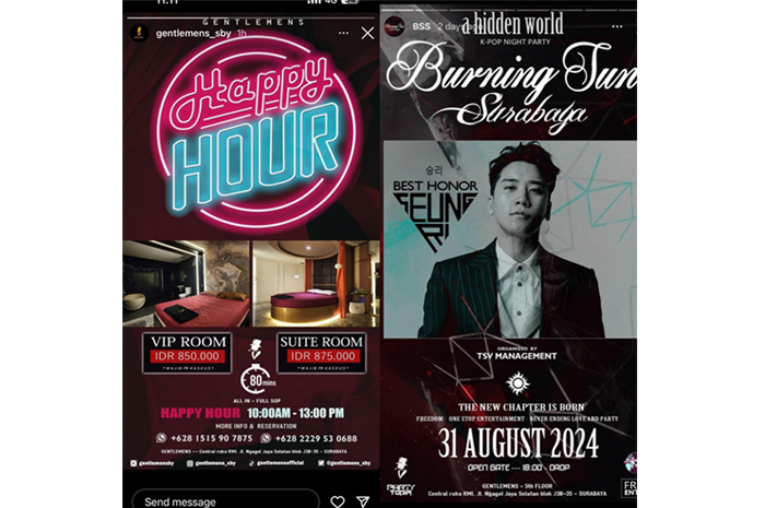 Bos Prostitusi asal Korea Diundang Burning Sun Surabaya, Poster sudah Bermunculan dan Inilah Jadwalnya