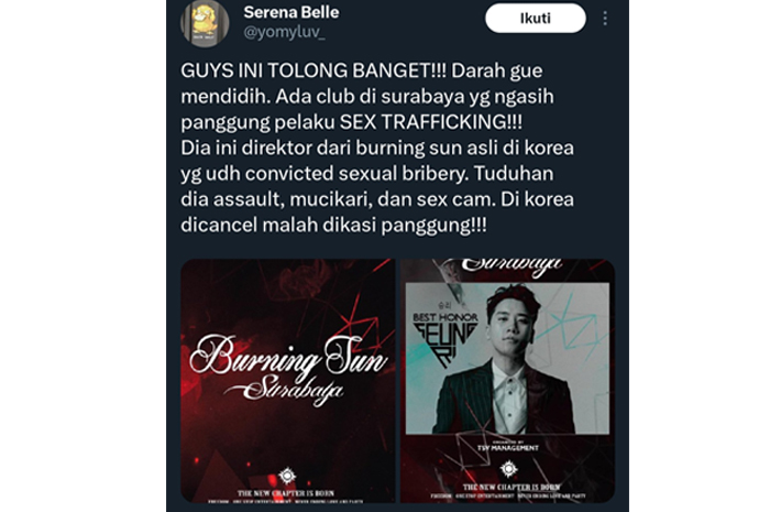 Tangkap Layar Cuitan Akun Twitter @yomluv_ di Komunitas Marah-Marah.