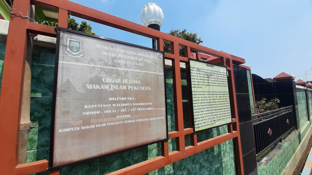 CAGAR BUDAYA: Kompleks Makam Pekuncen di Kelurahan Surodinawan, Kecamatan Prajurit Kulon menjadi tempat bersemayam RP Soeroso.
