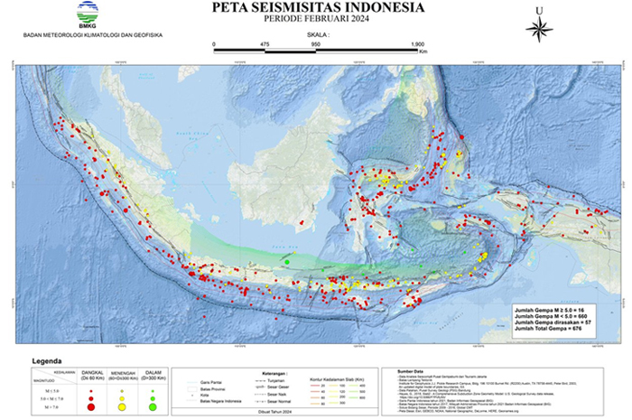 Gempa Megathrust mengancam 16 zona di Indonesia