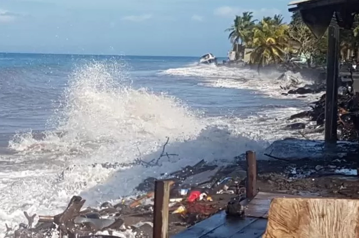 Pesisir pantai di kawasan Jembrana Bali ini menjadi salah satu lokasi yang terancam gempa megathrust. (radarbali)