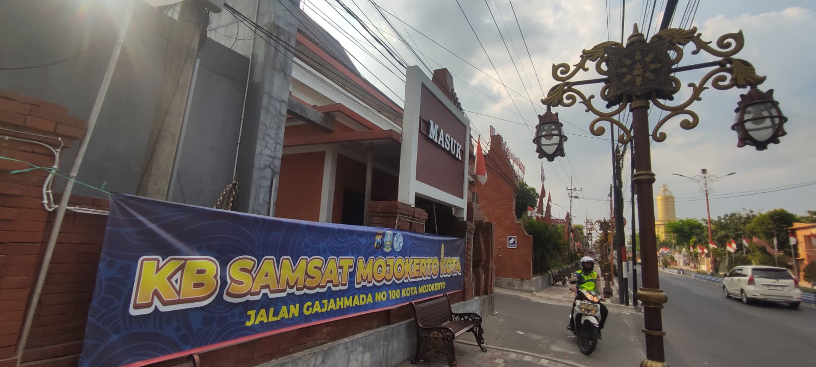 PINDAH: Kantor baru Samsat Polres Mojokerto Kota di MPP Gajah Mada, Jalan Gajah Mada, Kota Mojokerto.