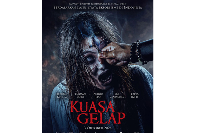 Poster film Kuasa Gelap yang akan tayang pada Oktober 2024 mendatang (@paragonpictures.id)