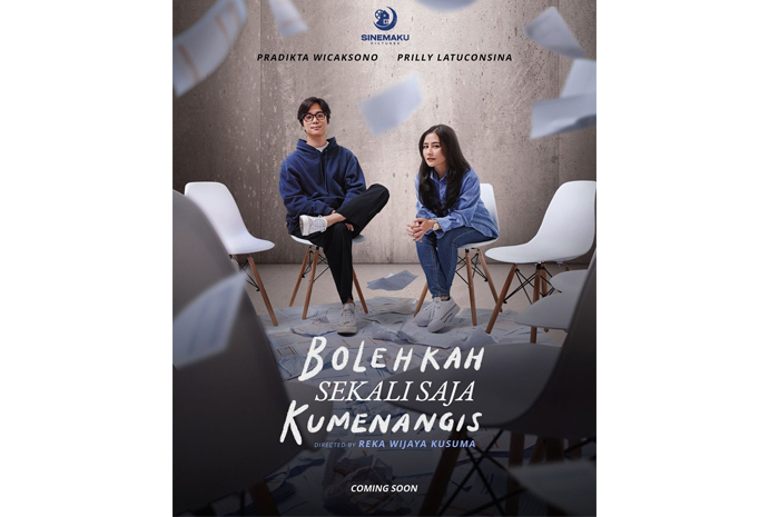 Pradikta Wicaksono dan Prilly Latuconsina menjadi pemerean utama Bolehkah Sekali Saja KuMenangis (Instagram: @tix_id)